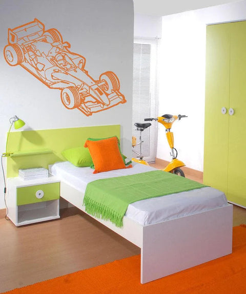 Racing Car Wall Stickers – Removable Vinyl Decal for Boys’ Bedroom Decor The Wall Valley