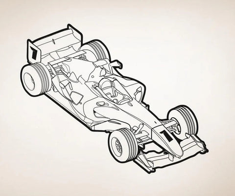 Racing Car Wall Stickers – Removable Vinyl Decal for Boys’ Bedroom Decor The Wall Valley