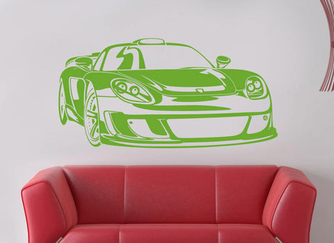 Classic Sports Car Wall Art Poster - Decorative Sticker for Children's Rooms and Living Spaces The Wall Valley