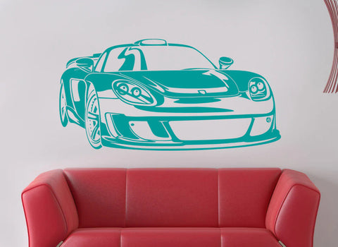 Classic Sports Car Wall Art Poster - Decorative Sticker for Children's Rooms and Living Spaces The Wall Valley