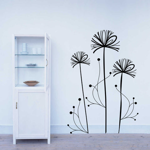 Spring Flowers Vinyl Wall Decal Sticker – Perfect for Freshening Up Your Space The Wall Valley