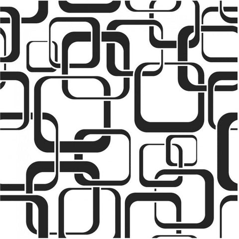 Square Pattern 3D Retro Design Wall Sticker – Unique Wall Décor for Modern Spaces The Wall Valley