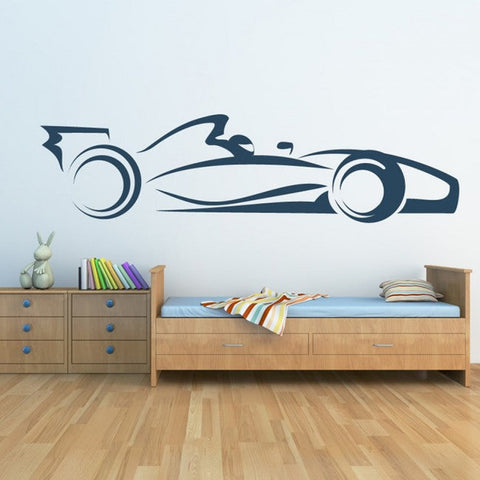 F1 Car Sticker - Formula Racing Cars Vinyl Wall Decals The Wall Valley