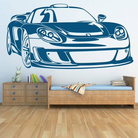 Classic Sports Car Wall Art Poster - Decorative Sticker for Children's Rooms and Living Spaces The Wall Valley
