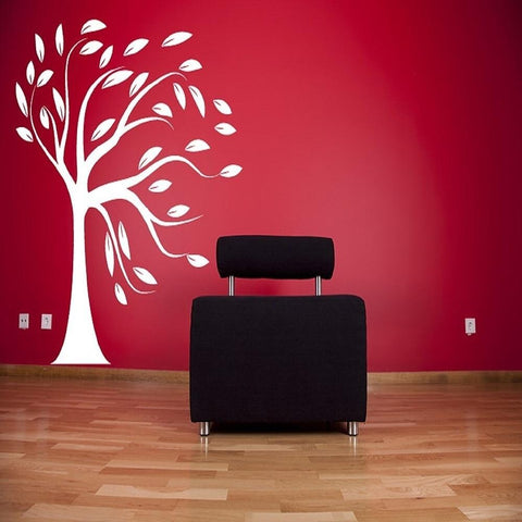 Beautiful Big White Tree Removable Wall Sticker | Waterproof Vinyl Décor The Wall Valley
