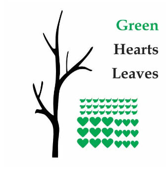 Tree With Heart Leaves Wall Sticker – Charming Bedroom Décor The Wall Valley