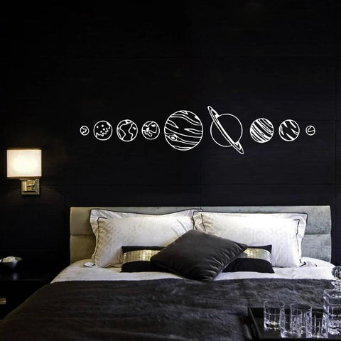 Solar System Wall Decals - Space-Themed Vinyl Stickers for Home and Classroom Decor The Wall Valley