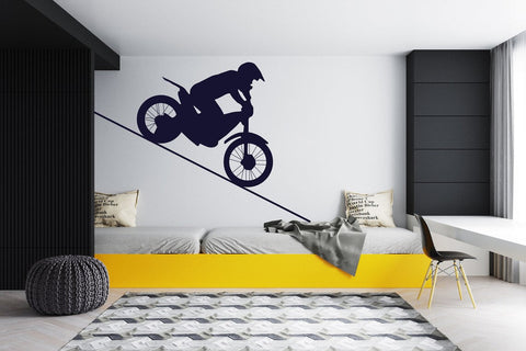 Personalized Motocross Wall Decal – Custom Motorcycle & Dirt Bike Wall Sticker for Room Decals The Wall Valley