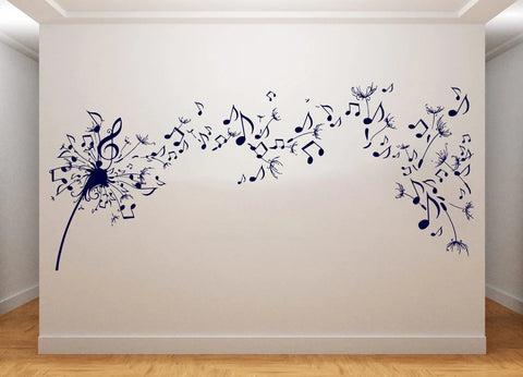 Music Wall Decal Music Notes Wall Sticker Music Wall Decor The Wall Valley