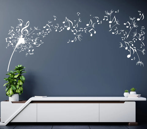Music Wall Decal Music Notes Wall Sticker Music Wall Decor The Wall Valley