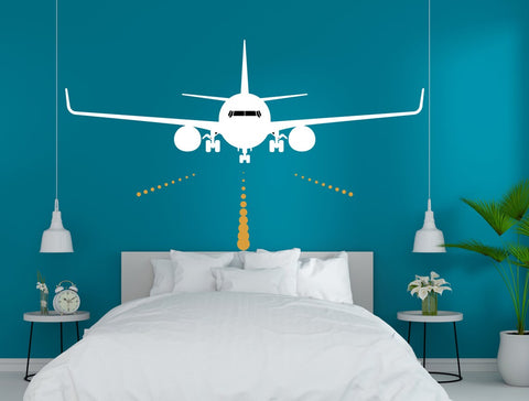 Airplane Wall Decal - Landing Airplane Huge Pack for Kids’ Wall Decor The Wall Valley