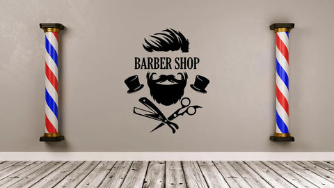 Beauty Salon & Barber Shop Decal Sticker - Wall, Window, and Door Vinyl Decoration The Wall Valley