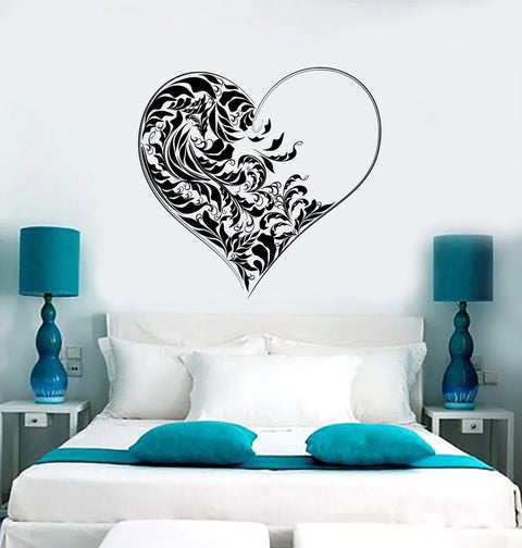 Romantic Love Hearts Wall Vinyl Decal – Cool and Amazing Bedroom Decor The Wall Valley