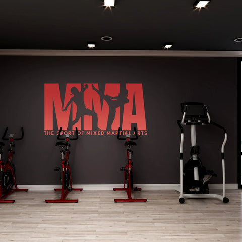 Wall Boxing MMA Sticker – Motivational Gym Wall Art & Fitness Decor The Wall Valley