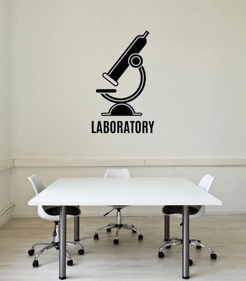 Laboratory Word Wall Decal, Vinyl Science Classroom Sticker, School Interior Science Lab Decor - The Wall Valley