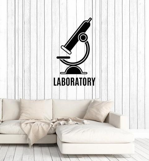 Laboratory Word Wall Decal, Vinyl Science Classroom Sticker, School Interior Science Lab Decor - The Wall Valley