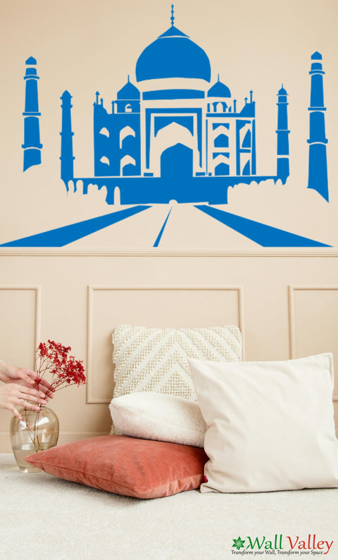 Taj Mahal Wall Decals - Elegant Monument Art for Home and Office Decor The Wall Valley