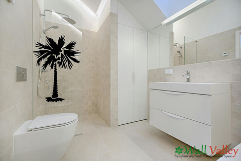 Large Palm Tree Wall Decal Sticker - Tropical Vinyl Decor for Living Room, Bedroom, and Office Spaces The Wall Valley