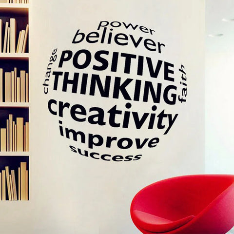 Motivational Quote Wall Decal – Waterproof Vinyl Sticker for Office decor - The Wall Valley