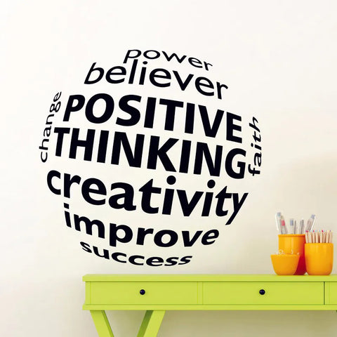Motivational Quote Wall Decal – Waterproof Vinyl Sticker for Office decor - The Wall Valley