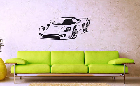 Sports Car Racing Wall Sticker – High-Speed Vinyl Decal for Car Enthusiasts The Wall Valley
