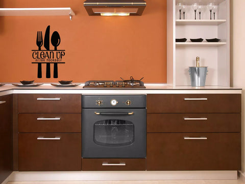 Kitchen Rules Wall Sticker Decal | vinyl Art for Home Decor The Wall Valley