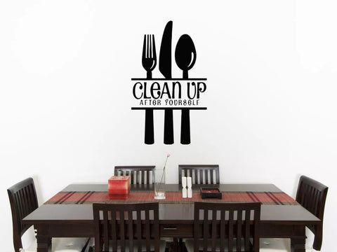 Kitchen Rules Wall Sticker Decal | vinyl Art for Home Decor The Wall Valley
