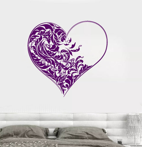 Romantic Love Hearts Wall Vinyl Decal – Cool and Amazing Bedroom Decor The Wall Valley