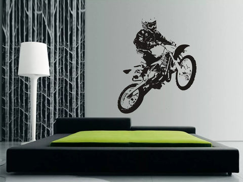 Motocross Motorbike Wall Art Sticker – Stunning Vinyl Decal for Home Decor - The Wall Valley