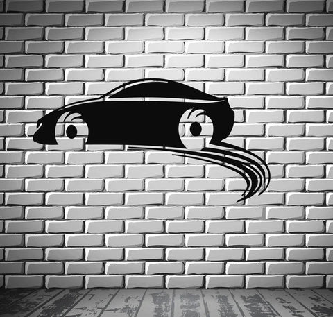 Sport Race Car Motor Speed Vinyl Mural Wall Art – Vehicle Decor Sticker The Wall Valley